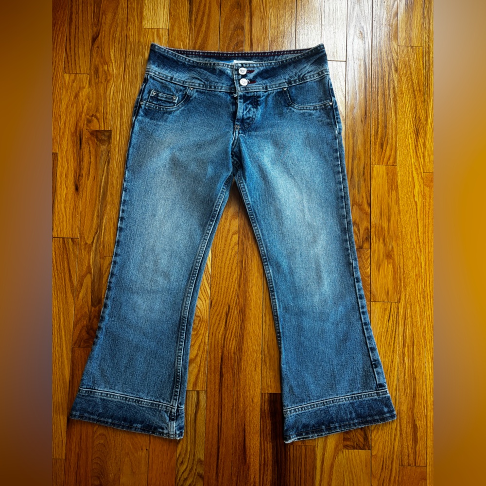 Women's Blue Cropped Jeans